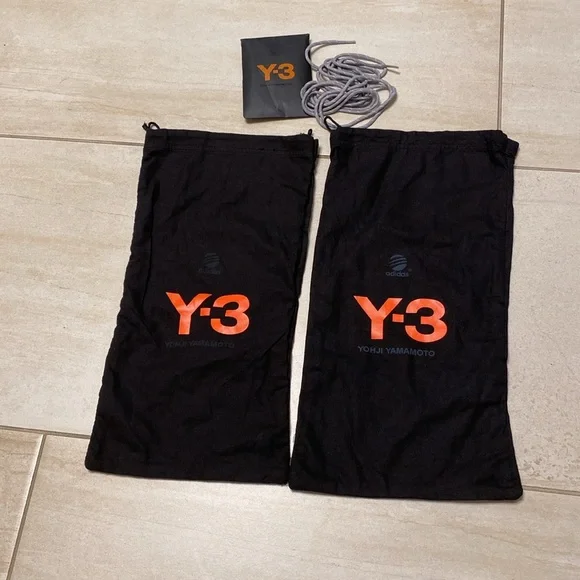 Men’s Adidas Y-3 white Sneakers with black stripes